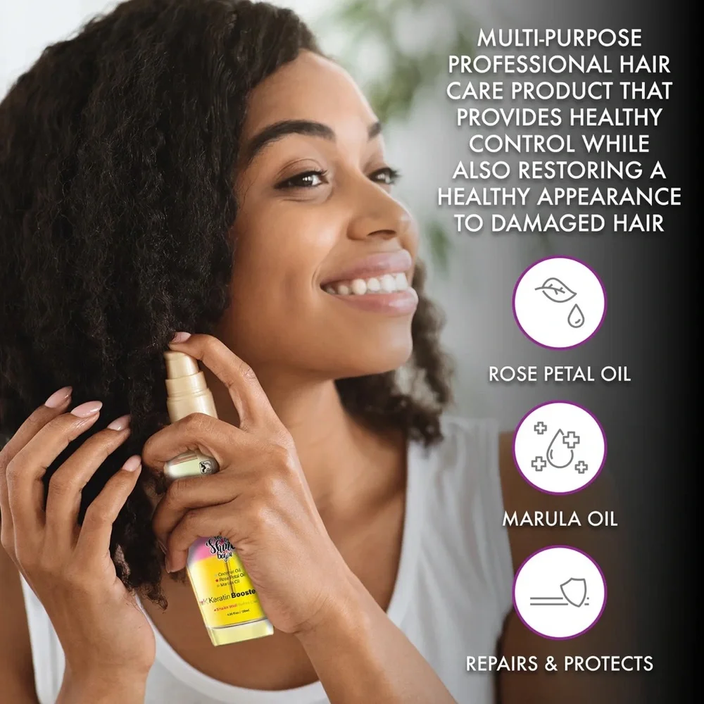 Flawless Magic Oil Hair Serum | Coconut Oil, Rose Petal Oil, & Marula Oil - Picture 8 of 12